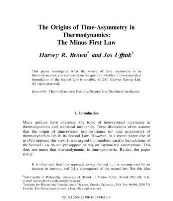 خرید و دانلود نسخه کامل کتاب The Origins of Time-Asymmetry in Thermodynamics: The Minus First Law