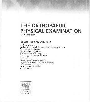 خرید و دانلود نسخه کامل کتاب The Orthopaedic Clinical Examination