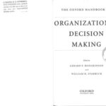 خرید و دانلود نسخه کامل کتاب The Oxford Handbook of Organizational Decision Making (Oxford Handbooks in Business and Management)