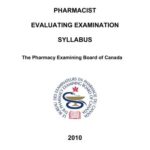 خرید و دانلود نسخه کامل کتاب The Pharmacy Examining Board of Canada – Pharmacist evaluating examination syllabus