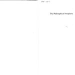 خرید و دانلود نسخه کامل کتاب The Philosophical Imaginary