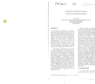 خرید و دانلود نسخه کامل کتاب The Physical and Metallurgical Aspects of Hydrogen in Metals