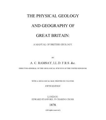 خرید و دانلود نسخه کامل کتاب The Physical Geology And Geography Of Great Britain