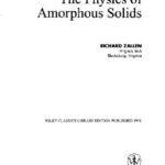 خرید و دانلود نسخه کامل کتاب The physics of amorphous solids