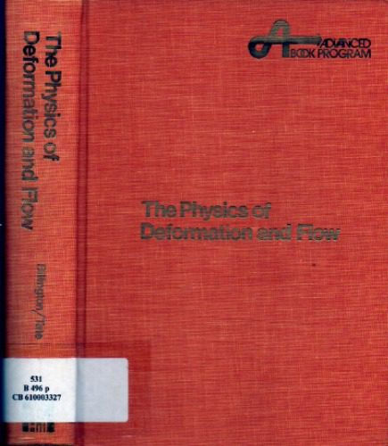 خرید و دانلود نسخه کامل کتاب The Physics of Deformation and Flow_68bcca16ee9ca.jpeg خرید و دانلود نسخه کامل کتاب The Physics of Deformation and Flow