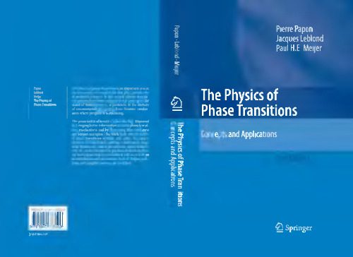 خرید و دانلود نسخه کامل کتاب The Physics of Phase Transitions: Concepts and Applications_68be835f685e9.jpeg خرید و دانلود نسخه کامل کتاب The Physics of Phase Transitions: Concepts and Applications