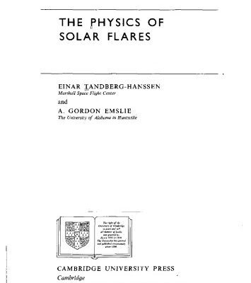 خرید و دانلود نسخه کامل کتاب the physics of solar flares