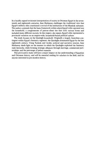 خرید و دانلود نسخه کامل کتاب The Politics of Households in Ottoman Egypt: The Rise of the Qazdağlis_68c6d1687e9a5.jpeg خرید و دانلود نسخه کامل کتاب The Politics of Households in Ottoman Egypt: The Rise of the Qazdağlis