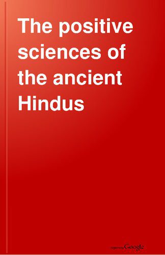 خرید و دانلود نسخه کامل کتاب The Positive Sciences of the Ancient Hindus_68c68144b402d.jpeg خرید و دانلود نسخه کامل کتاب The Positive Sciences of the Ancient Hindus