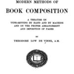 خرید و دانلود نسخه کامل کتاب The Practice of Typography Modern Methods of Book Composition (1904)