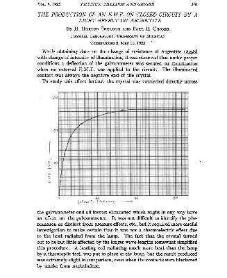 خرید و دانلود نسخه کامل کتاب The Production of an E. M. F. on Closed Circuit by a Light Effect on Argentite