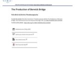 خرید و دانلود نسخه کامل کتاب The production of Berwick Bridge