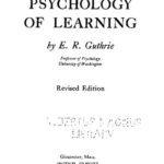 خرید و دانلود نسخه کامل کتاب The Psychology of Learning, Revised Edition