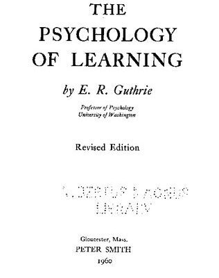 خرید و دانلود نسخه کامل کتاب The Psychology of Learning, Revised Edition