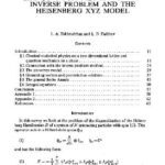 خرید و دانلود نسخه کامل کتاب The quantum method of the inverse problem and the Heisenberg XYZ model