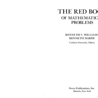 خرید و دانلود نسخه کامل کتاب The red book of mathematical problems