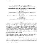 خرید و دانلود نسخه کامل کتاب The relationship between virologic and immunologic responses in AIDS clinical research using mixed-effects varying-coefficient models with measurement error