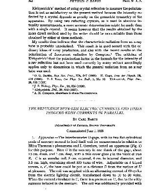 خرید و دانلود نسخه کامل کتاب The Repulsion between Electric Currents and Their Induced Eddy Currents in Parallel