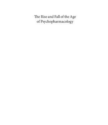 خرید و دانلود نسخه کامل کتاب The Rise and Fall of the Age of Psychopharmacology