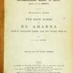 خرید و دانلود نسخه کامل کتاب The Rock Tombs of El Amarna. Part V. – Smaller Tombs and Boundary Stelae