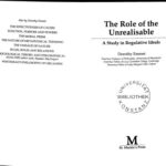 خرید و دانلود نسخه کامل کتاب The Role of the Unrealisable: Study in Regulative Ideals