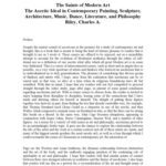 خرید و دانلود نسخه کامل کتاب The saints of modern art : the ascetic ideal in contemporary painting, sculpture, architecture, music, dance, literature, and philosophy