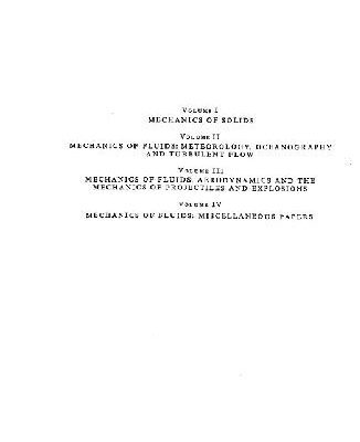 خرید و دانلود نسخه کامل کتاب The scientific papers of Sir G.I.Taylor. Aerodynamics etc