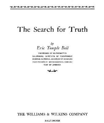 خرید و دانلود نسخه کامل کتاب The search for truth