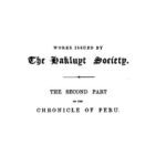 خرید و دانلود نسخه کامل کتاب The Second Part of the Chronicle of Peru by Pedro de Cieza de León