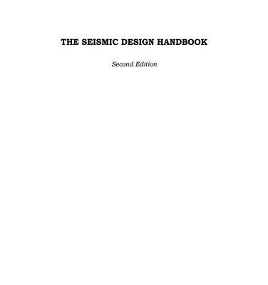 خرید و دانلود نسخه کامل کتاب The Seismic Design Handbook