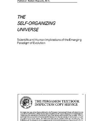 خرید و دانلود نسخه کامل کتاب The Self-Organizing Universe: Scientific and Human Implications of the Emerging Paradigm of Evolution