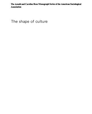خرید و دانلود نسخه کامل کتاب The Shape of Culture: A Study of Contemporary Cultural Patterns in the United States