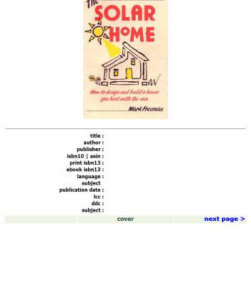 خرید و دانلود نسخه کامل کتاب The Solar Home: How to Design and Build a House You Heat With the Sun (How-To Guides)