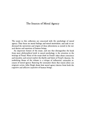خرید و دانلود نسخه کامل کتاب The Sources of Moral Agency: Essays in Moral Psychology and Freudian Theory_68ce471d88989.jpeg خرید و دانلود نسخه کامل کتاب The Sources of Moral Agency: Essays in Moral Psychology and Freudian Theory