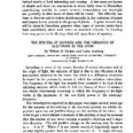 خرید و دانلود نسخه کامل کتاب The Spectra of Isotopes and the Vibration of Electrons in the Atom