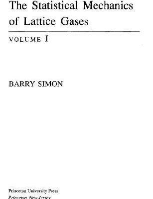 خرید و دانلود نسخه کامل کتاب The statistical mechanics of lattice gases