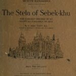 خرید و دانلود نسخه کامل کتاب The Stela of Sebek-khu; THE EARLIEST RECORD OF AN EGYPTIAN CAMPAIGN IN ASIA