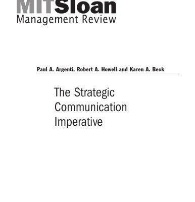 خرید و دانلود نسخه کامل کتاب The Strategic Communication Imperative