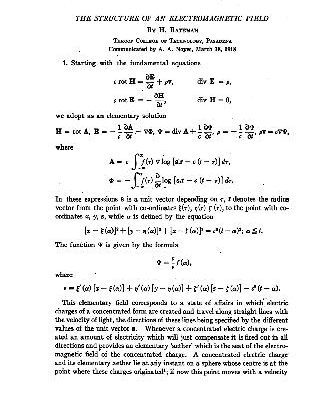 خرید و دانلود نسخه کامل کتاب The Structure of an Electromagnetic Field