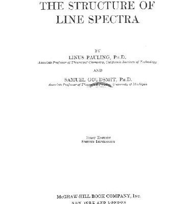 خرید و دانلود نسخه کامل کتاب The Structure of Line Spectra