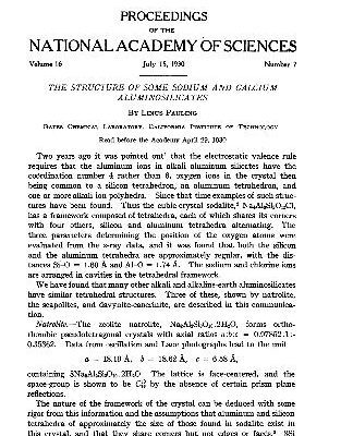 خرید و دانلود نسخه کامل کتاب The Structure of Some Sodium and Calcium Aluminosilicates
