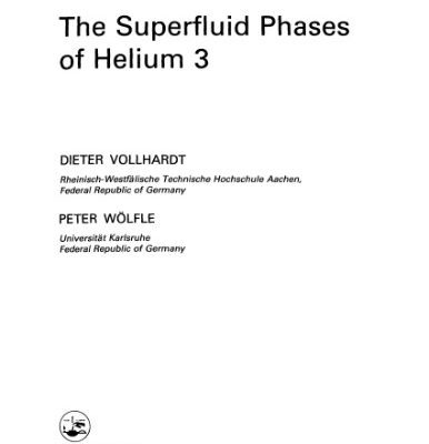 خرید و دانلود نسخه کامل کتاب The Superfluid Phases of Helium 3