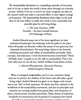 خرید و دانلود نسخه کامل کتاب The Sustainability Revolution: Portrait of a Paradigm Shift