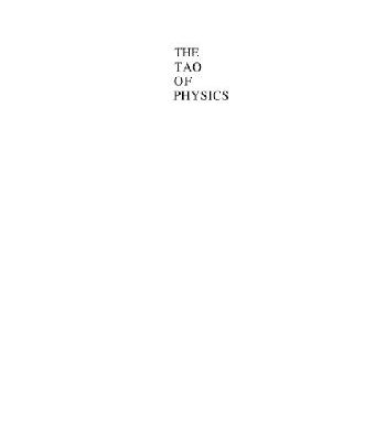 خرید و دانلود نسخه کامل کتاب THE TAO OF PHYSICS