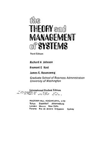 خرید و دانلود نسخه کامل کتاب The theory and management of systems_68d772c8eadab.jpeg خرید و دانلود نسخه کامل کتاب The theory and management of systems