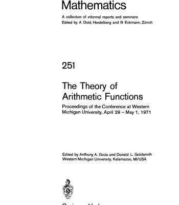 خرید و دانلود نسخه کامل کتاب The Theory of Arithmetic Functions