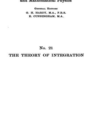 خرید و دانلود نسخه کامل کتاب The theory of integration