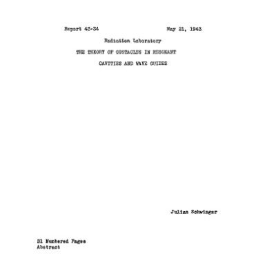 خرید و دانلود نسخه کامل کتاب The Theory of Obstacles in Resonant Cavities and Wave Guides