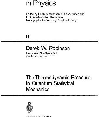 خرید و دانلود نسخه کامل کتاب The Thermodynamic Pressure in Quantum Statistical Mechanics