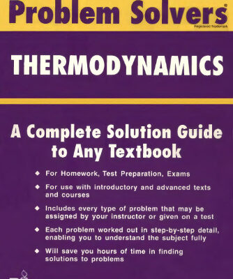 خرید و دانلود نسخه کامل کتاب The thermodynamics problem solver